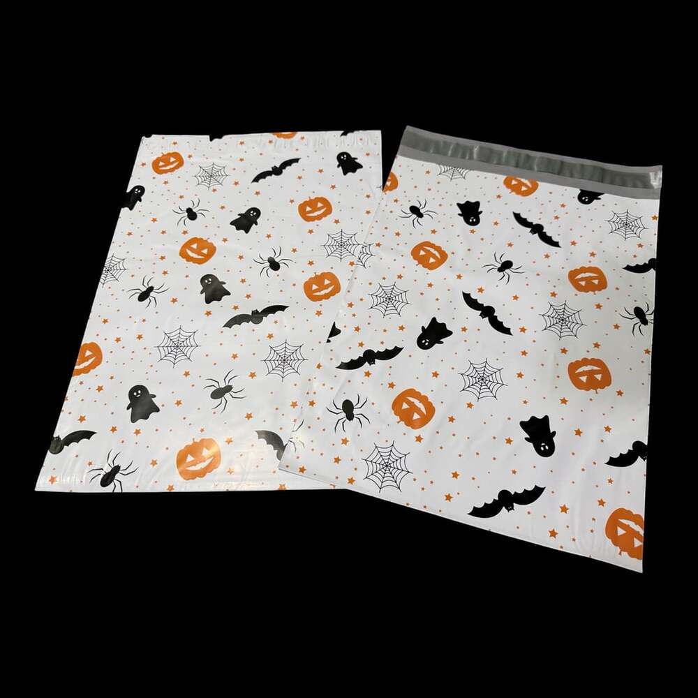 (10) 10 x 13 Halloween Self-Sealing Poly Mailers Shipping Envelopes